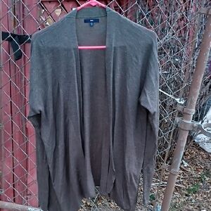 GAP Olive Green Open-Front Cardigan
